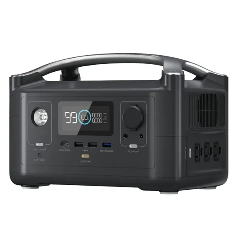 288Wh Portable Power Station 3 x 600W AC Outlets & LED Flashlight