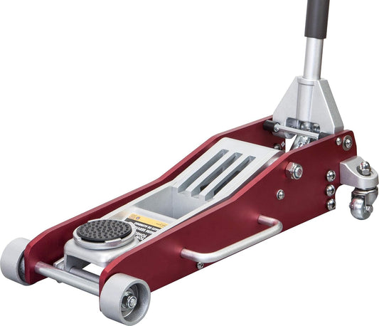 Torin Low Profile Economy Aluminum Floor Garage Jack, 3 Ton Capacity
