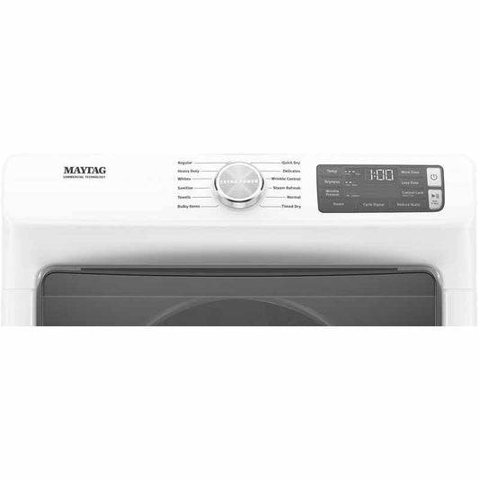 MED6630HW Front-Loading Electric Dryer - White