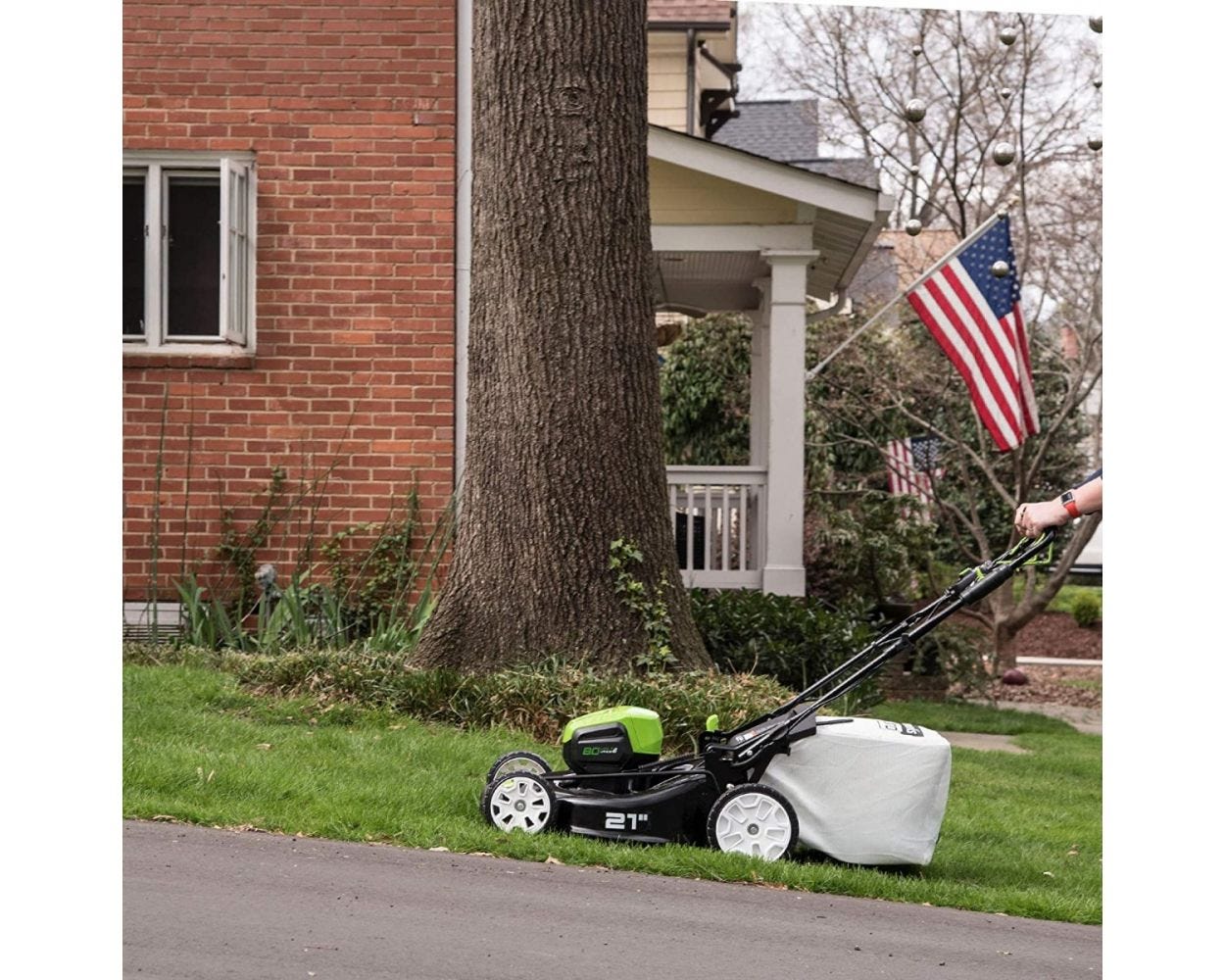 80V Cordless 21′′ Self-Propelled Brushless Lawn Mower | Greenworks