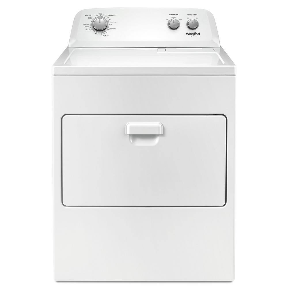 7.0 cu. ft. Electric Dryer, AutoDryTM System, Wrinkle ShieldTM, White