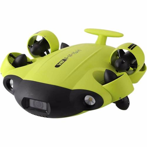 V6 4K UHD Underwater Drone with 328ft Depth, 162° Wide-Angle Lens, 6 Thrusters & 4000-Lumen Lights