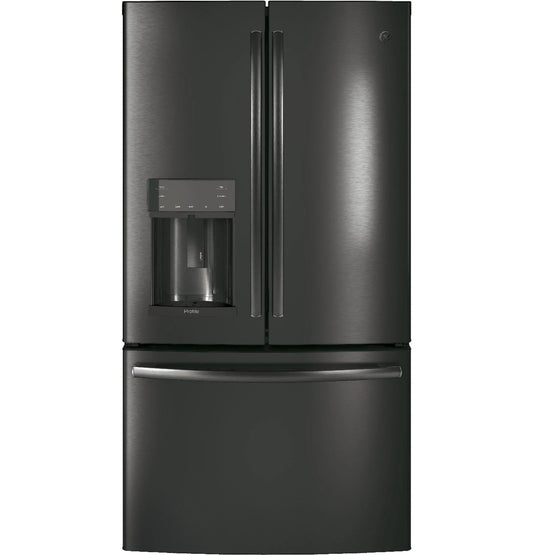Appliances PFE28KBLTS 36 Inch French Door Refrigerator Black Stainless Steel