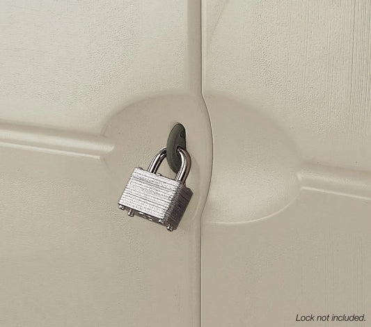 Rubbermaid Vertical Resin Weather Resistant Outdoor Storage Shed