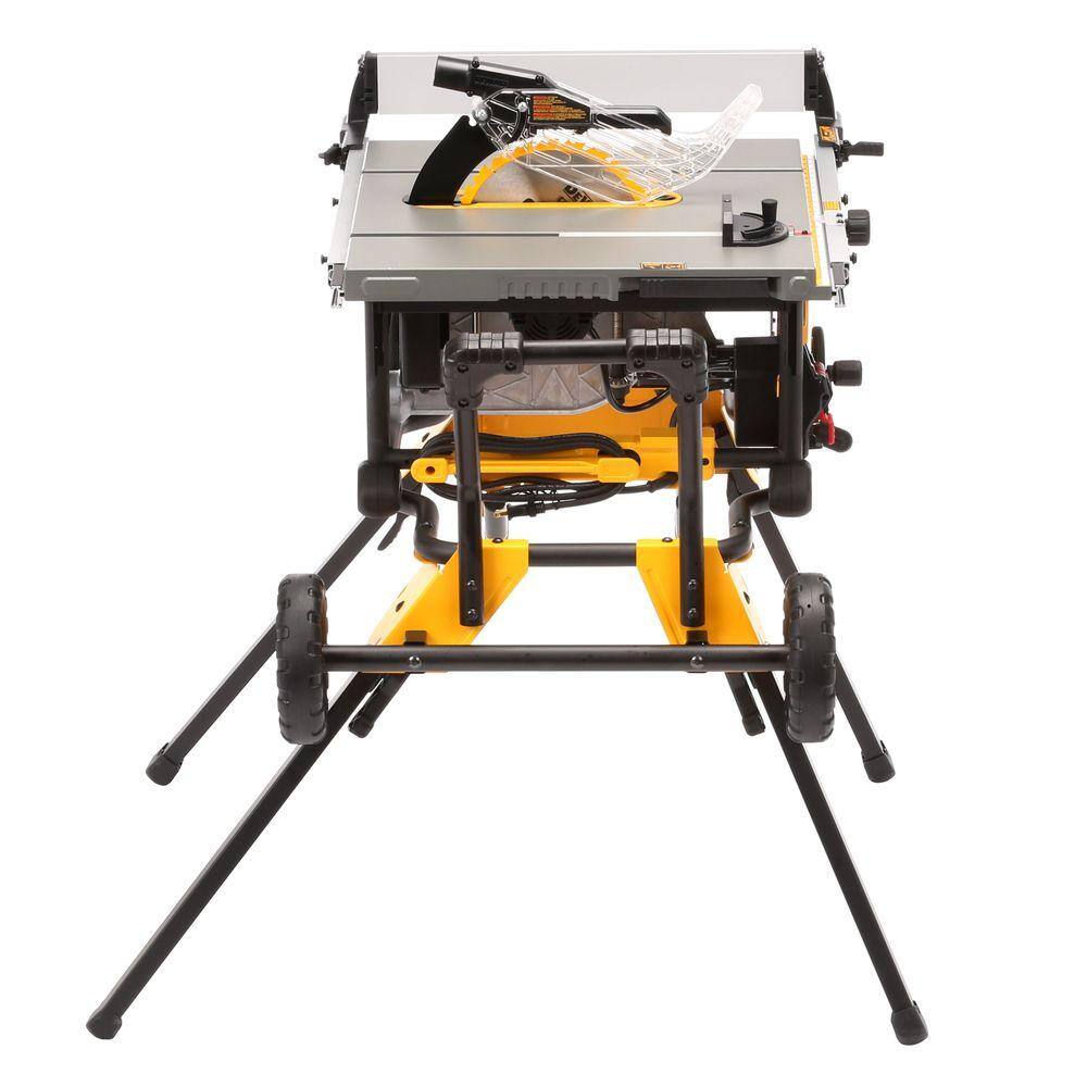 15 Amp Corded 10 in. Job Site Table Saw with Rolling Stand DWE7491RS