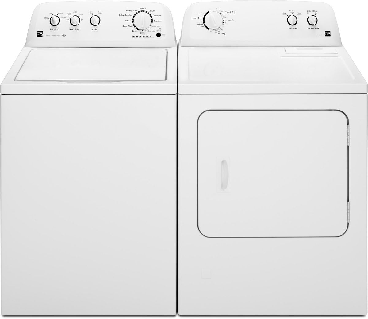 29′′ Front Load Electric Dryer with Wrinkle Guard and 7.0 Cubic Ft. Total Capacity, White