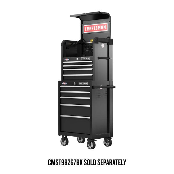 2000 Series 26.5-in W x 37.5-in H 5-Drawer Steel Rolling Tool Cabinet (Black)