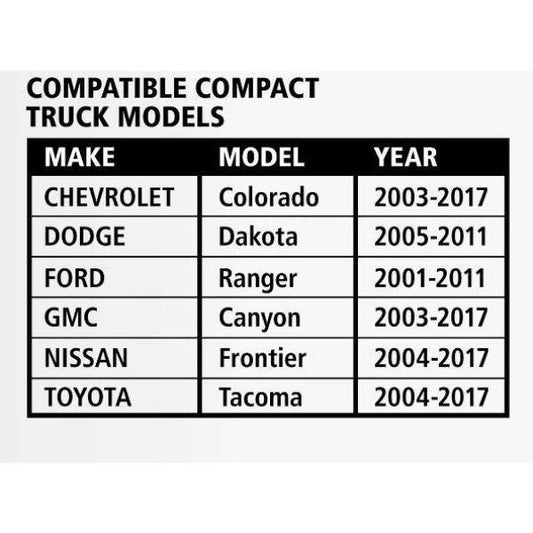 61.86 Matte Black Aluminum Low Profile Truck Tool Box for Mid-Size Trucks